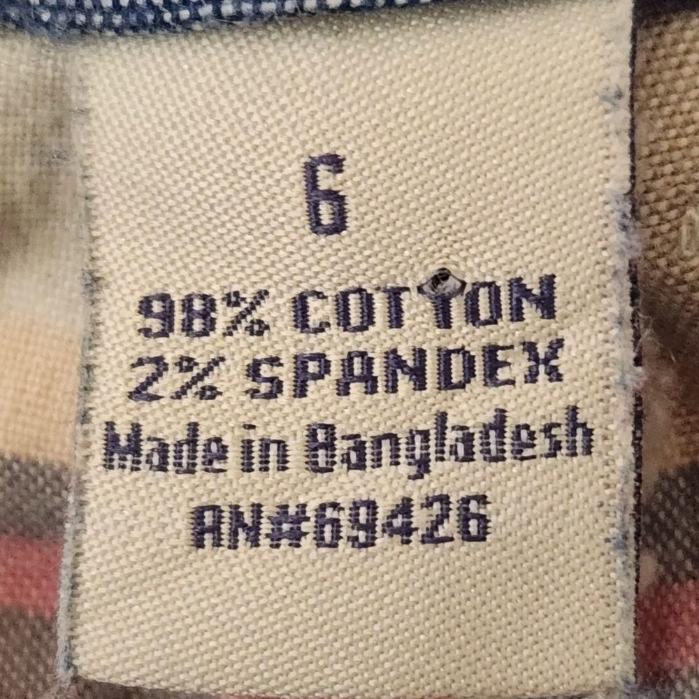 G. H. Bass Plaid Shorts Size 6 (waist-33", Length-14") - Picture 5 of 5